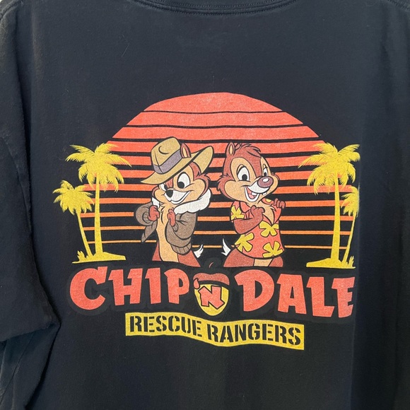 Men's Disney Chip and Dale Short Sleeve Graphic T-Shirt, Size XL - Picture 6 of 7